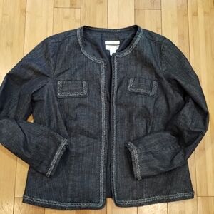 Women's Christopher Bank Stylish Denim Blazer